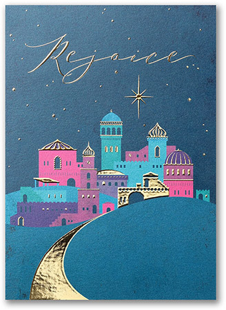 Holiday Greeting Cards by Carlson Craft - All Rejoice with Foil Holiday Greeting Cards by Carlson Craft - All Rejoice with Foil