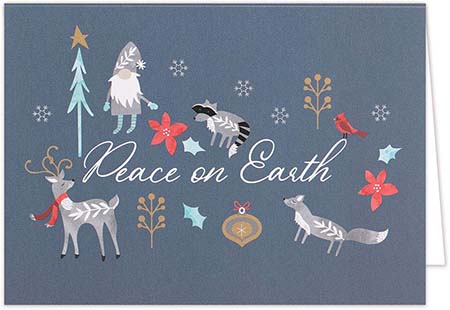 Holiday Greeting Cards by Carlson Craft - Woodland Peace Holiday Greeting Cards by Carlson Craft - Woodland Peace