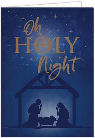 Holiday Greeting Cards by Carlson Craft - Divine Nativity - Gold Holiday Greeting Cards by Carlson Craft - Divine Nativity - Gold