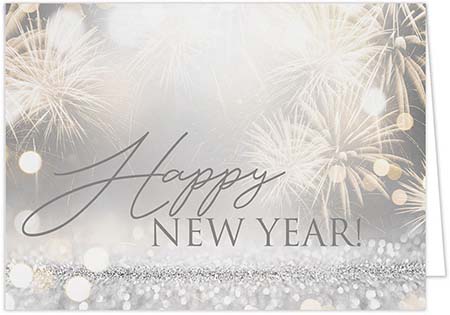 Holiday Greeting Cards by Carlson Craft - New Year Sparkle Holiday Greeting Cards by Carlson Craft - New Year Sparkle