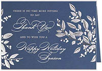 Holiday Greeting Cards by Carlson Craft - Sterling Appreciation with Foil