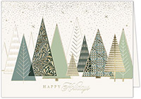 Holiday Greeting Cards by Carlson Craft - Trees of Green