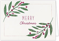 Holiday Greeting Cards by Carlson Craft - Simple Greens