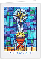Holiday Greeting Cards by Carlson Craft - Shimmering Nativity