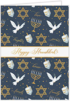 Hanukkah Greeting Cards by Carlson Craft - Hanukkah Greetings