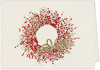 Holiday Greeting Cards by Carlson Craft - Scarlet Berries