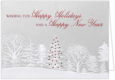 Holiday Greeting Cards by Carlson Craft - Fresh Holidays with Foil Holiday Greeting Cards by Carlson Craft - Fresh Holidays with Foil