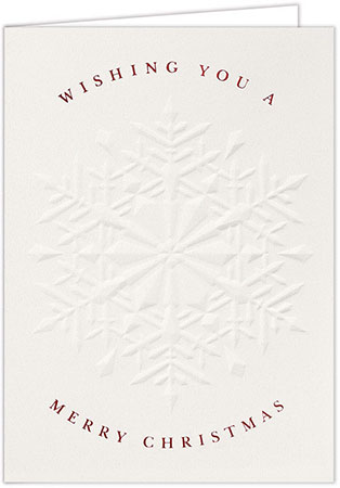 Holiday Greeting Cards by Carlson Craft - Winter White with Foil Holiday Greeting Cards by Carlson Craft - Winter White with Foil