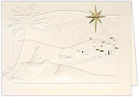 Holiday Greeting Cards by Carlson Craft - Holy Journey with Foil Holiday Greeting Cards by Carlson Craft - Holy Journey with Foil