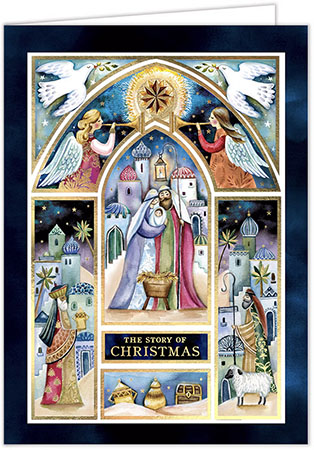 Holiday Greeting Cards by Carlson Craft - The Story of Christmas