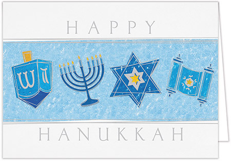 Hanukkah Greeting Cards by Carlson Craft - Band of Blue Hanukkah Greeting Cards by Carlson Craft - Band of Blue