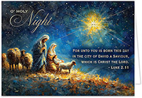 Personalized Holiday Greeting Cards by Carlson Craft - Beautiful Light with Foil