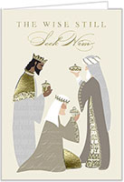 Personalized Holiday Greeting Cards by Carlson Craft - Nativity Royalty