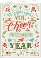 Holiday Greeting Cards by Carlson Craft - Cheer Thru the Year