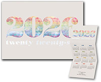 Calendar Holiday Greeting Cards by Carlson Craft - Color Kaleidoscope