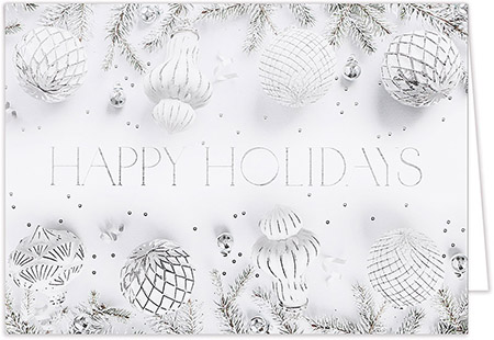 Personalized Holiday Greeting Cards by Carlson Craft - White Holidays Personalized Holiday Greeting Cards by Carlson Craft - White Holidays