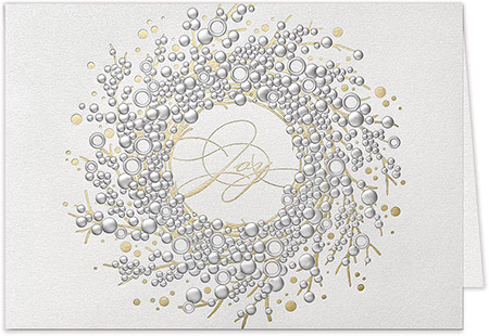 Personalized Holiday Greeting Cards by Carlson Craft - Season of Joy with Foil