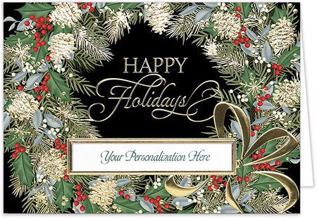 Personalized Holiday Greeting Cards by Carlson Craft - Holiday Pine