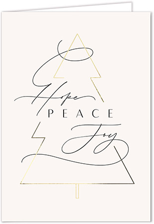 Personalized Holiday Greeting Cards by Carlson Craft - Holiday Minimalism Personalized Holiday Greeting Cards by Carlson Craft - Holiday Minimalism