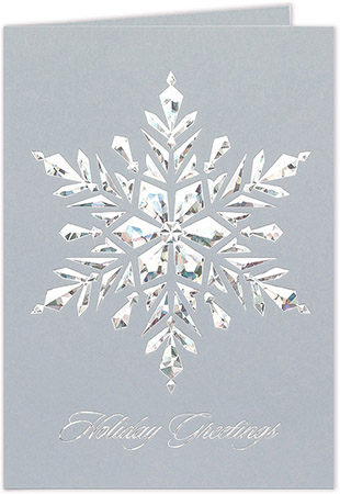 Personalized Holiday Greeting Cards by Carlson Craft - Arctic Ice with Foil Personalized Holiday Greeting Cards by Carlson Craft - Arctic Ice with Foil