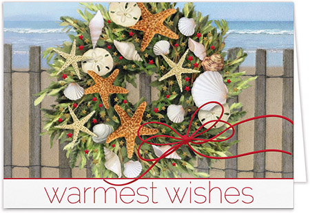 Personalized Holiday Greeting Cards by Carlson Craft - Tropical Tidings