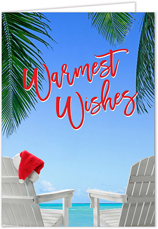 Personalized Holiday Greeting Cards by Carlson Craft - Tidings from the Tropics