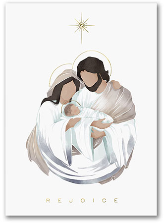 Holiday Greeting Cards by Carlson Craft - Rejoice Family