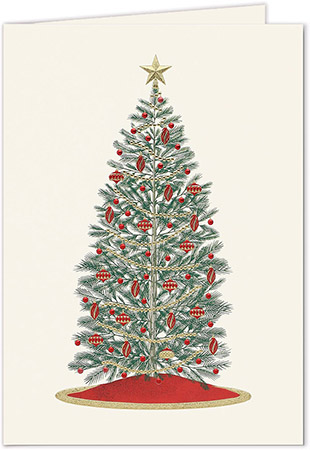 Personalized Holiday Greeting Cards by Carlson Craft - Christmas Elegance with Foil Personalized Holiday Greeting Cards by Carlson Craft - Christmas Elegance with Foil