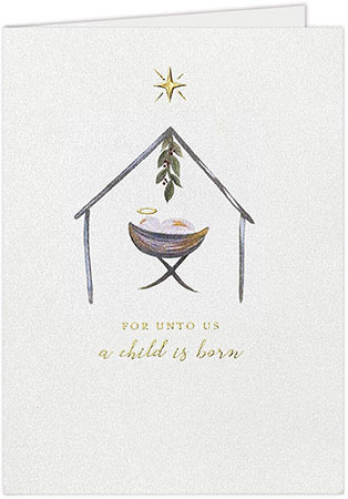 Holiday Greeting Cards by Carlson Craft - Simple Nativity