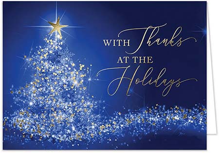 Holiday Greeting Cards by Carlson Craft - Starry Tree Appreciation
