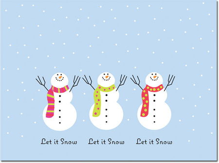 Holiday Greeting Cards by Chatsworth - Let It Snow