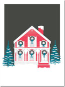 Holiday Greeting Cards by Chatsworth - Trimmed Home