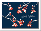 Holiday Greeting Cards by Chatsworth - Berries Navy