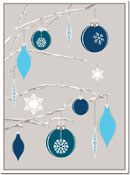 Holiday Greeting Cards by Chatsworth - Ornaments on a Tree