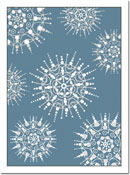 Holiday Greeting Cards by Chatsworth - Snow Medallion Blue