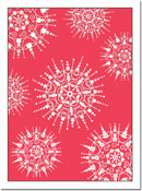 Holiday Greeting Cards by Chatsworth - Snow Medallion Red