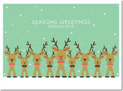 Holiday Greeting Cards by Chatsworth - Reindeer Family Mint