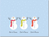 Holiday Greeting Cards by Chatsworth - Let It Snow