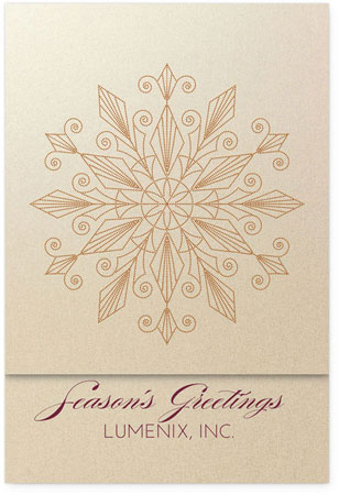 Corporate Holiday Greeting Cards by Checkerboard - Glimmer
