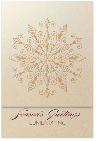 Corporate Holiday Greeting Cards by Checkerboard - Glimmer Corporate Holiday Greeting Cards by Checkerboard - Glimmer