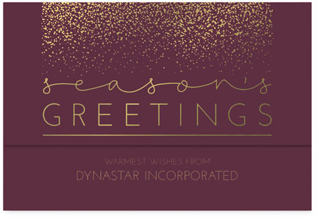 Corporate Holiday Greeting Cards by Checkerboard - Cascade