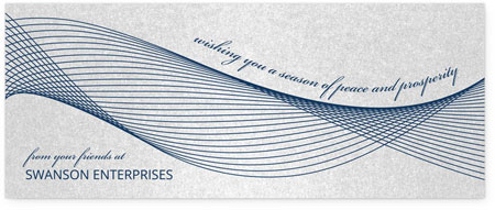 Corporate Holiday Greeting Cards by Checkerboard - Swept Away Corporate Holiday Greeting Cards by Checkerboard - Swept Away