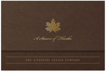 Corporate Holiday Greeting Cards by Checkerboard - A Season of Thanks Corporate Holiday Greeting Cards by Checkerboard - A Season of Thanks