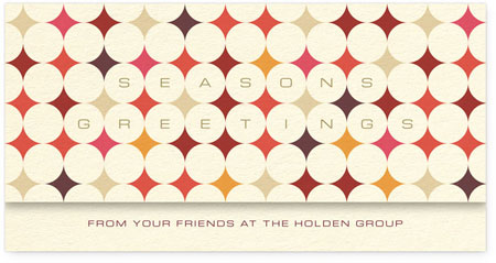 Corporate Holiday Greeting Cards by Checkerboard - Ring in the New Year