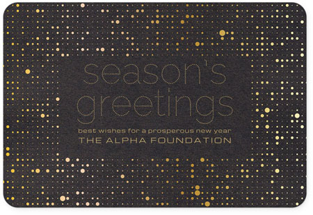 Corporate Holiday Greeting Cards by Checkerboard - Stellar Season