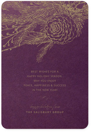 Corporate Holiday Greeting Cards by Checkerboard - Festive Spray