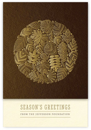 Corporate Holiday Greeting Cards by Checkerboard - Bountiful Blessings