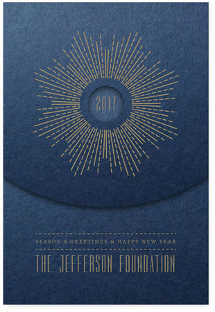 Corporate Holiday Greeting Cards by Checkerboard - Radiant Year Corporate Holiday Greeting Cards by Checkerboard - Radiant Year