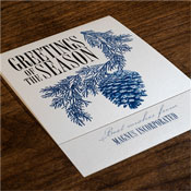 Corporate Holiday Greeting Cards by Checkerboard - Conifer