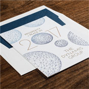 Checkerboard Corporate Holiday Greeting Cards - Spheres of Influence